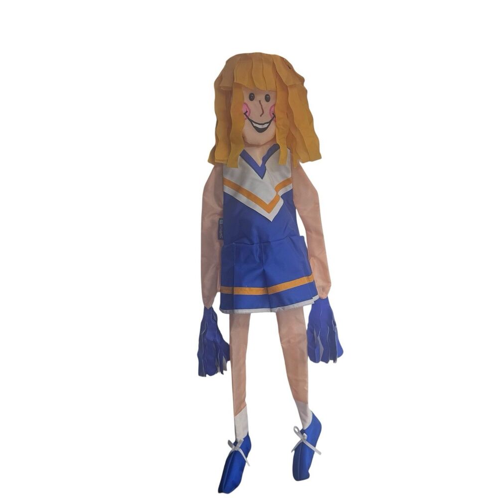 Windsport Cheerleader Windsock 1997 3-D Hard To Find Vintage Cheer Mom Football